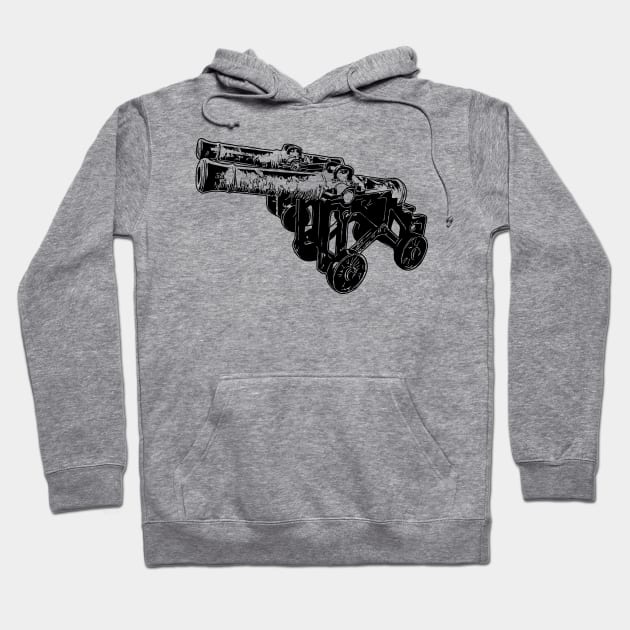 medieval castle cannons Hoodie by tribbledesign